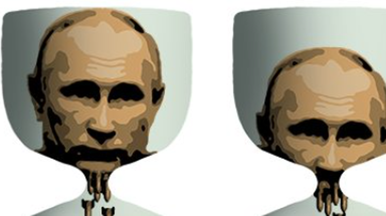 Το εξαιρετικό σκίτσο του Χαντζόπουλου για τον Πούτιν- Οσο πέφτουν οι βόμβες στην Ουκρανία, τόσο αυτός…