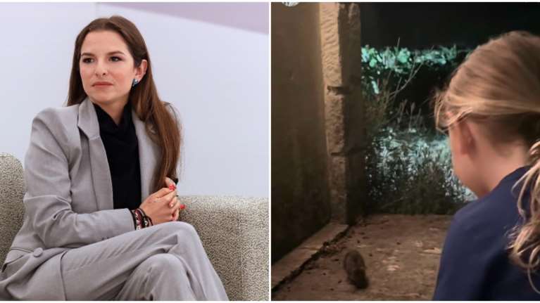 Ο γιος της Εριέττας Κούρκουλου-Λάτση παρακολουθεί ένα ποντίκι - &quot;Το παιδί ξέρει μόνο να αγαπάει&quot;