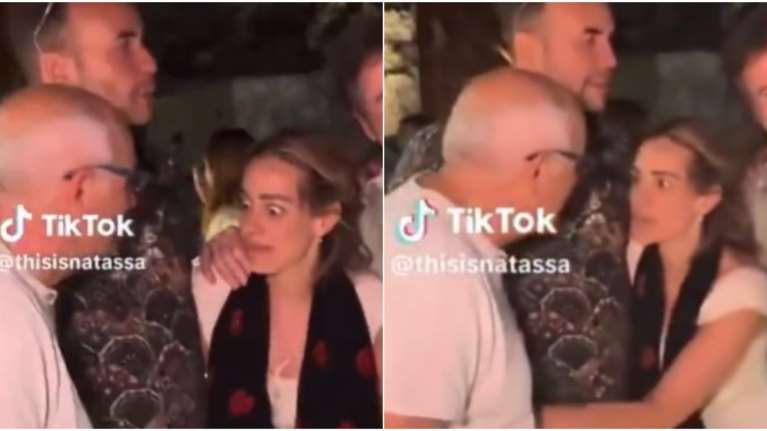 Αμήχανη στιγμή με την Μποφίλιου: Διώχνει τον πατέρα της για να φωτογραφηθεί με τους φίλους της - &quot;Είσαι βλαμμένος;&quot; [βίντεο]