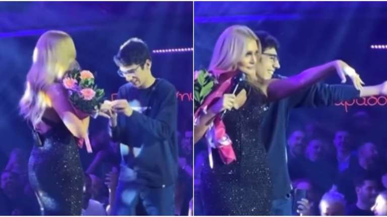 Νατάσα Θεοδωρίδου: 18χρονος θαυμαστής της έκανε πρόταση γάμου πάνω στη σκηνή - Η αντίδραση της τραγουδίστριας [βίντεο]