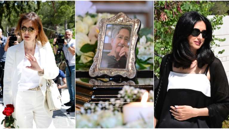 Κηδεία Νίκου Γαλανού: Πλήθος κόσμου στο τελευταίο αντίο - Οι ηθοποιοί που έδωσαν το παρών [εικόνες]