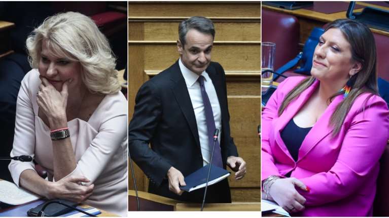 Οι ατάκες Μητσοτάκη σε Τζάκρη και Κωνσταντοπούλου: &quot;Εσείς έχετε ψηφίσει όλα τα μνημόνια&quot; - &quot;Θα σας απαντήσω με καρδούλα&quot;