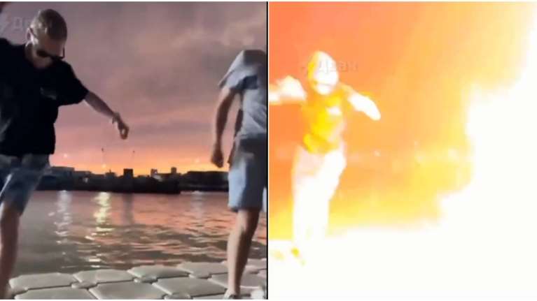 Γεωργία: Η τρομακτική στιγμή που κεραυνός χτυπάει 32χρονο την ώρα που χορεύει - &quot;Δεν αισθανόμουν τα άκρα μου&quot; [βίντεο]