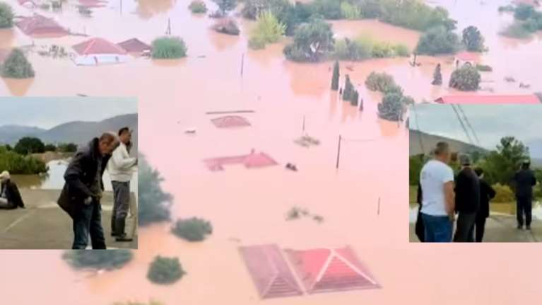 Κακοκαιρία Daniel: Περιμένοντας τους διασώστες - Εφιαλτικές στιγμές για 70 κατοίκους εγκλωβισμένους σε ταράτσα