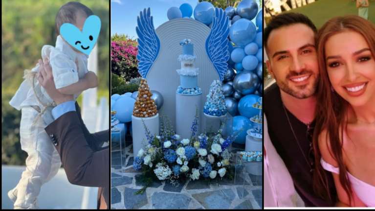 Η βάφτιση του γιου της Ελένης Φουρέιρα: Ο στολισμός με θέμα τον φτερωτό θεό, τα βαφτιστικά και η κομψή νονά