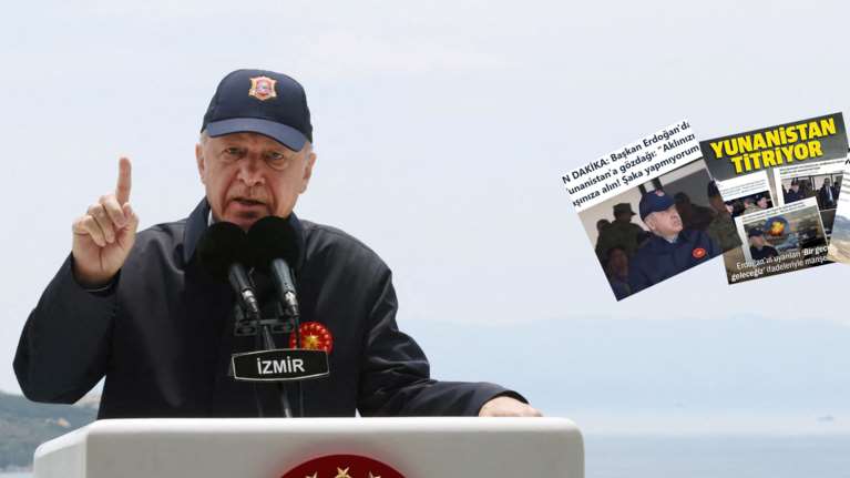 Ντελίριο προπαγάνδας από τα τουρκικά ΜΜΕ μετά τις απειλές: &quot;Η Ελλάδα τρέμει - Ο Ερντογάν προκάλεσε σεισμό&quot;