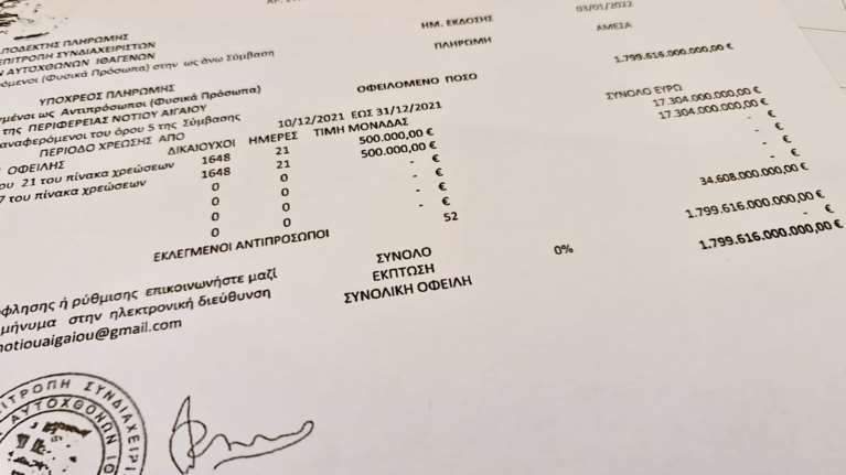 Το τερμάτισαν οι &quot;ψεκασμένοι&quot;: Οι &quot;Έλληνες Αυτόχθονες&quot; επέβαλαν πρόστιμο 1,8 τρισ. στον Περιφερειάρχη Ν. Αιγαίου [Βίντεο]