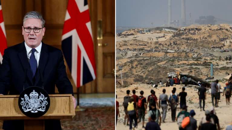 Στάρμερ: Η Βρετανία αναγνωρίζει το κράτος της Παλαιστίνης αν το Ισραήλ δεν συμφωνήσει σε κατάπαυση του πυρός