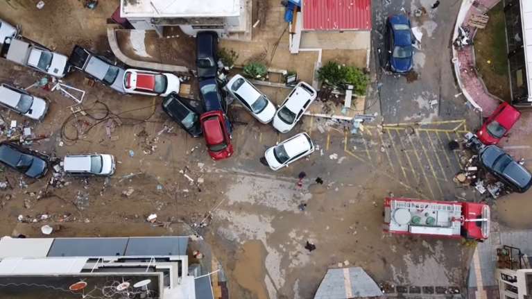 Φονική κακοκαιρία στην Κρήτη: Το απόλυτο χάος στην Σητεία - Drone δείχνει το μέγεθος της καταστροφής [εικόνες, βίντεο]