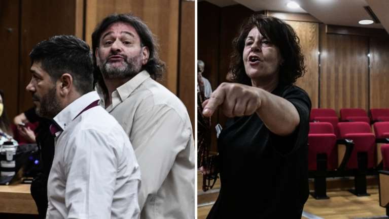 Επεισόδιο Λαγού - Μάγδας Φύσσα στη Δίκη της Χρυσής Αυγής: Θα το ξεφτιλίσουμε το δικαστήριό σας - Στα λαγούμια σας