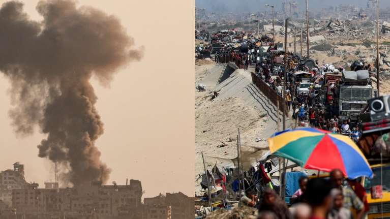 Το Ισραήλ ισοπεδώνει τη Γάζα από γη και αέρα - Νέα βίντεο με άρματα μάχης - Χιλιάδες Παλαιστίνιοι προσπαθούν να διαφύγουν [εικόνες - βίντεο]