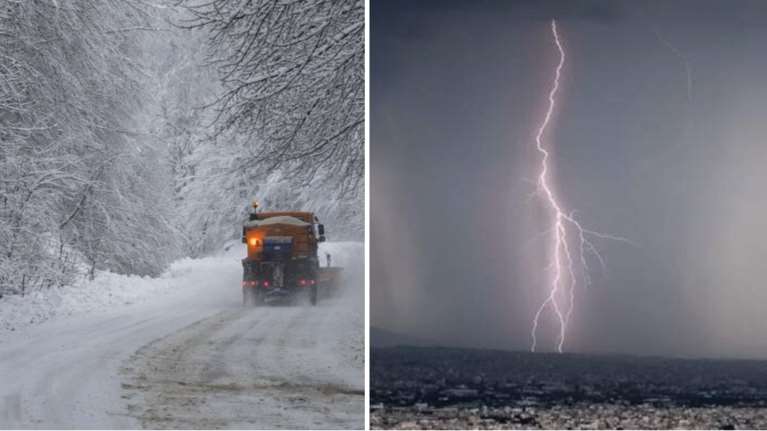 Αγριεύει ο καιρός: Ισχυρές βροχές, καταιγίδες και χαλάζι το Σάββατο και στην Αττική - Η ψυχρή εισβολή με χιόνια