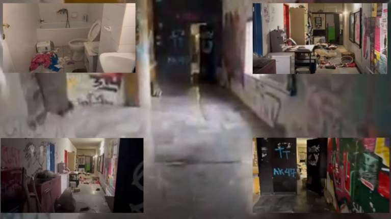 Πολυτεχνειούπολη: Εικόνες ντροπής μέσα στη φοιτητική εστία - Δωμάτια σε άθλια κατάσταση, γκρεμισμένοι τοίχοι [βίντεο]