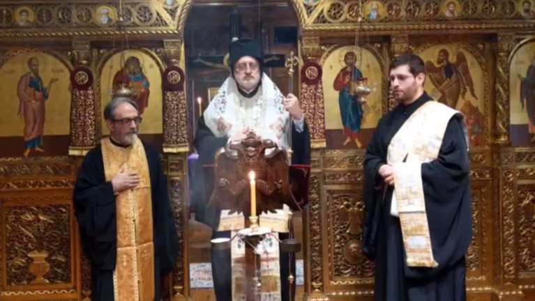 Τρισάγιο για τους νεκρούς και δέηση υπέρ υγείας των ασθενών σε ζωντανή μετάδοση από τον Αρχιεπίσκοπο Αμερικής