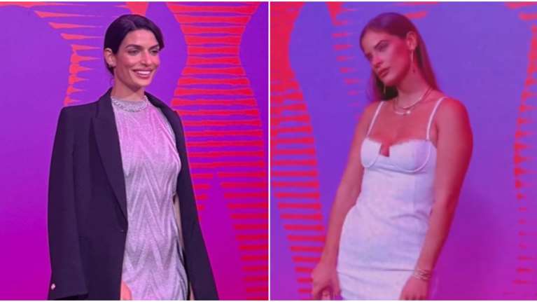 Λαμπερές στο Παρίσι η Χριστίνα Μπόμπα &amp; η Τόνια Σωτηροπούλου: Ποζάρουν με σούπερ μίνι στο κόκκινο χαλί