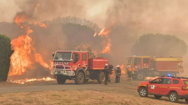 Πύρινη κόλαση σε Γαλλία και Ισπανία: Καταστράφηκαν μεγάλες εκτάσεις