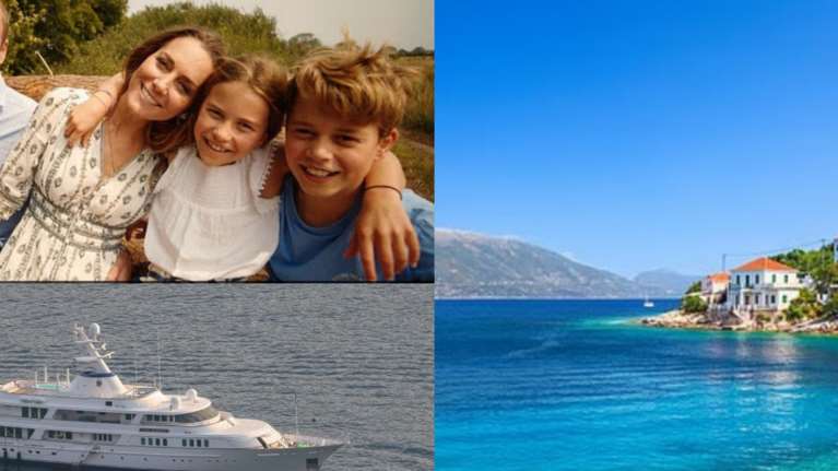 Οι διακοπές του Γουίλιαμ και της Κέιτ Μίντλετον στην Κεφαλονιά - Η θαλαμηγός των 22 εκατ. ευρώ και η στολή κατάδυσης του πρίγκιπα Τζορτζ