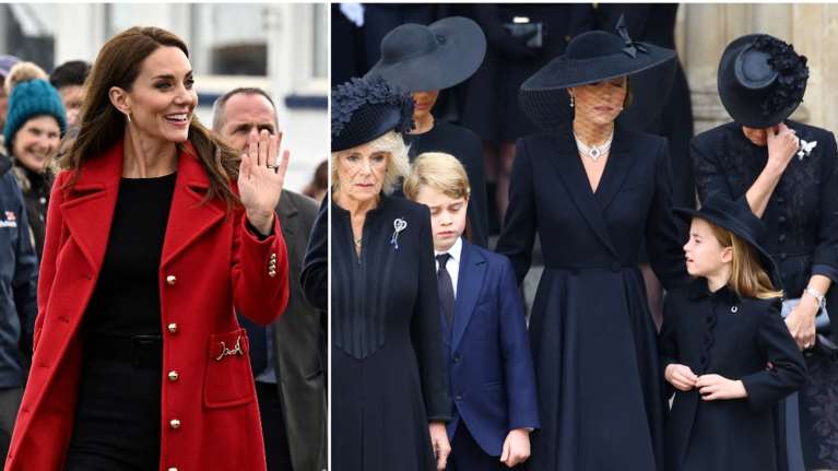 Aπό το βαρύ πένθος στα κόκκινα η Κέιτ Μίντλετον: Ο royal κανόνας του "μισού πένθους" και η παραβίαση