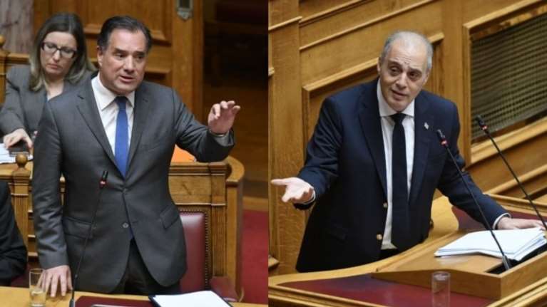 Άγριος καβγάς Άδωνι – Βελόπουλου στη Βουλή: Παρακαλούσες τον Σαμαρά για ευρωβουλευτής - Είσαι ψεύτης και γλείφτης