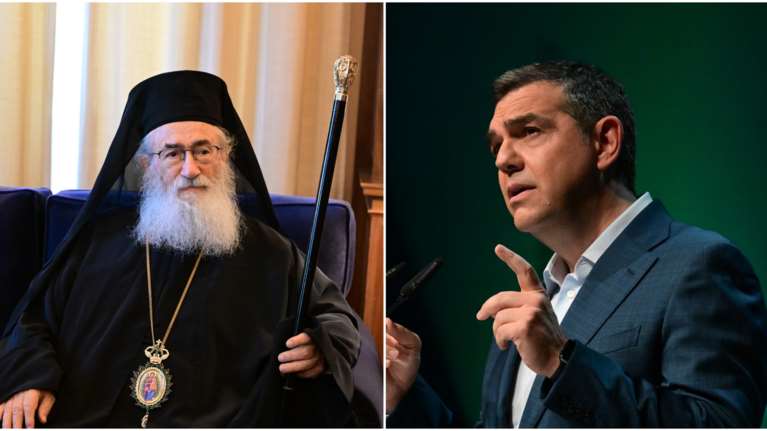 Με τον Αρχιεπίσκοπο Σινά, Δαμιανό συναντήθηκε ο Αλέξης Τσίπρας