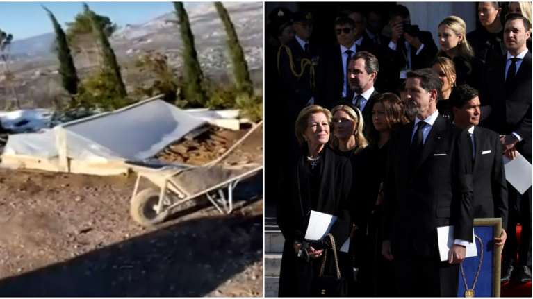 Τέως βασιλιάς Κωνσταντίνος: &quot;Γιαπί&quot; ο τάφος του λίγες ημέρες πριν από το 40ήμερο μνημόσυνο