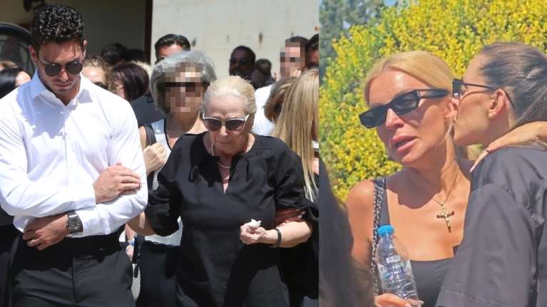 Κηδεία Αλεξάνδρας Νικολαΐδου: Απαρηγόρητη η μητέρα της, είχε χάσει τον σύζυγό της πριν λίγο καιρό - Τα δάκρυα της Κατερίνας Καινούργιου