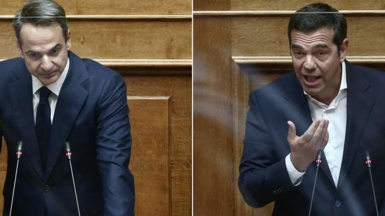 Κορονοϊός στη Βουλή- Μητσοτάκης: &quot;Κάνετε κλεφτοπόλεμο, δεν είστε σοβαροί&quot;- Τσίπρας: &quot;Η ευθύνη είναι αποκλειστικά δική σας&quot;