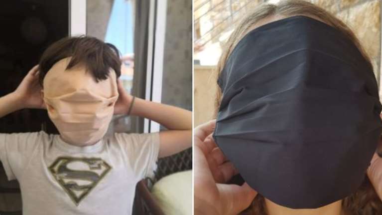 Κατασκευαστής των μασκών- γίγας για τους μαθητές: Φταίει η ΚΕΔΕ, εμείς είχαμε πει ότι είναι μεγάλες