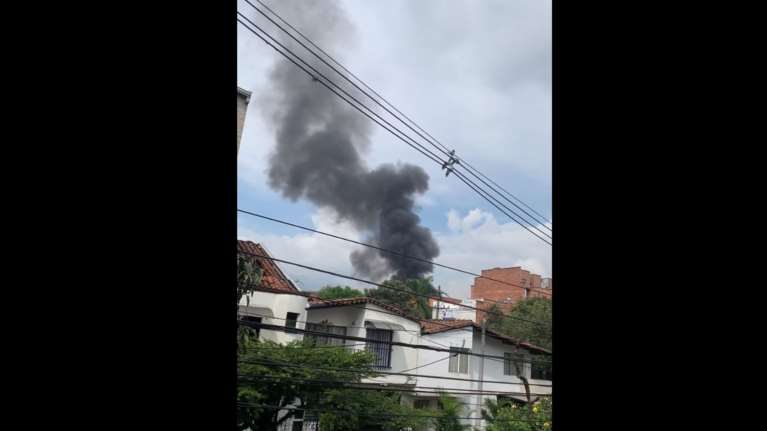 Κολομβία: Αεροσκάφος συνετρίβη σε συνοικία του Μεντεγίν - 8 νεκροί