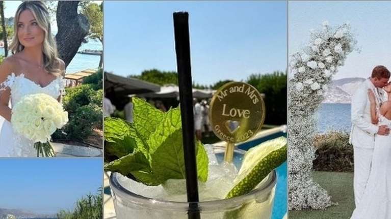 Ο super glam γάμος της πρώην Μις Μεγάλη Βρετανία στο Island στη Βάρκιζα - Εφθασε στο Βενιζέλος με 14 βαλίτσες