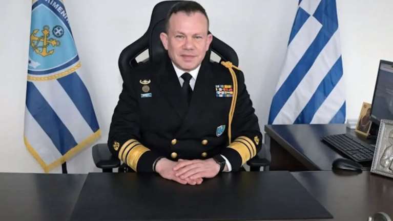 Ο Αντιναύαρχος Τρύφων Κοντιζάς είναι ο νέος αρχηγός του Λιμενικού Σώματος