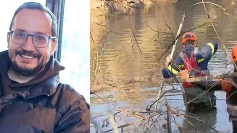 Λάρισα: Για 6η μέρα αγνοείται ο Βασίλης Καλογήρου - Και  δεύτερη ομάδα της ΕΜΑΚ ψάχνει στοιχεία, drone σαρώνει το ποτάμι