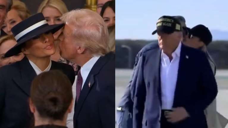 Viral το φιλί του Κυβερνήτη της Καλιφόρνια στη Μελάνια πίσω από την πλάτη του Τραμπ- Είναι ο πρώην της Γκιλφόιλ