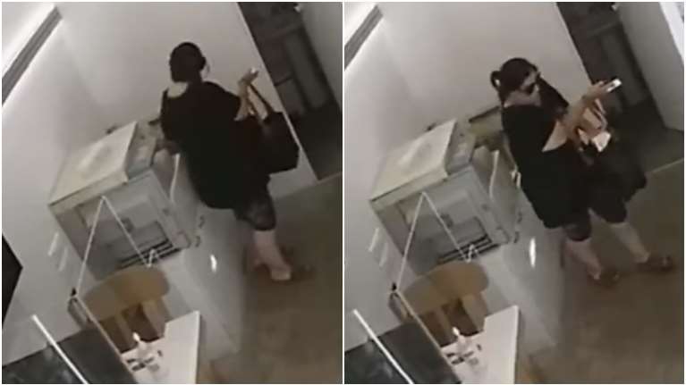 Βίντεο ντοκουμέντο: Η στιγμή που η 48χρονη αρχηγός σπείρας κλέβει κινητά από κατάστημα - Συνεργοί τα παιδιά της