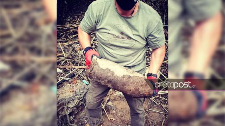 Κρήτη: Βόμβες του Β΄Παγκοσμίου Πολέμου ξέθαψαν οι σφοδρές βροχοπτώσεις