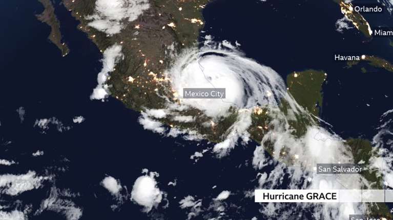 Μεξικό: Σαρωτικό πέρασμα του τυφώνα Grace από τις ανατολικες αχθές