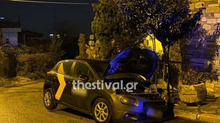 Θεσσαλονίκη: Έκαψαν εταιρικό αυτοκίνητο στην Άνω Πόλη