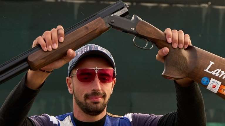 &quot;Χρυσός&quot; ο Παναγιώτης Γεροχρήστος στο σκητ εφήβων στο Παγκόσμιο Πρωτάθλημα σκοποβολής