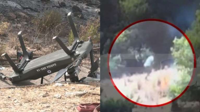Βίντεο ντοκουμέντο: Έτσι ξεκίνησε η φωτιά στα Γλυκά Νερά -  Αυτό είναι το στρατιωτικό drone Sarisa - Συνελήφθη ο 35χρονος χειριστής του