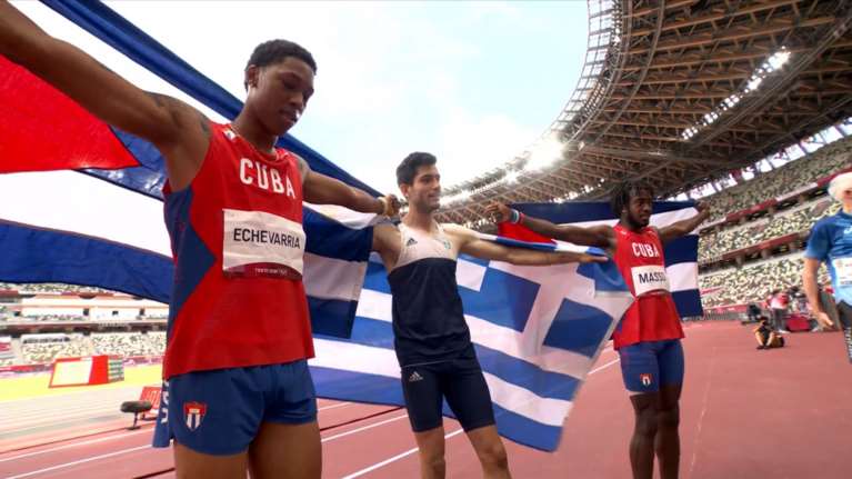 Ολυμπιακοί Αγώνες: O Τεντόγλου πανηγύρισε με Ζορμπά και με την ελληνική σημαία