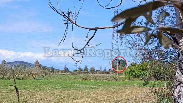 Απίστευτη εικόνα: Ρομά σκαρφαλώνει σε πυλώνα υψηλής τάσης για να κλέψει σίδερα- Επιδημία στην Αταλάντη [εικόνες]