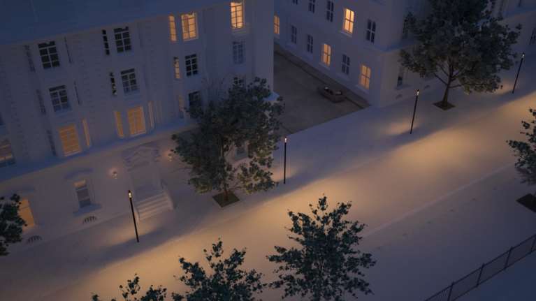 Νέος φωτισμός στη Διονυσίου Αρεοπαγίτου από την Ελευθερία Ντεκώ [εικόνες - βίντεο]