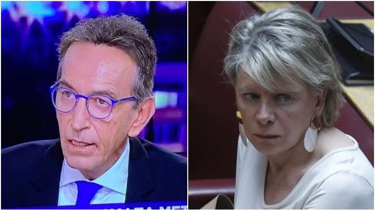 &quot;Ψεύτη, άθλιε συκοφάντη&quot;: Εξαλλη η Ελενα Ακρίτα με τον δημοσιογράφο Μπάμπη Παπαπαναγιώτου - Κάνει μήνυση και αγωγή