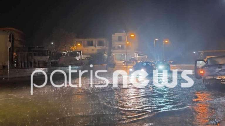 Ηλεία: Σαρωτικό το πέρασμα της κακοκαιρίας – Πλημμύρες, διακοπές ρεύματος και προβλήματα στις μετακινήσεις