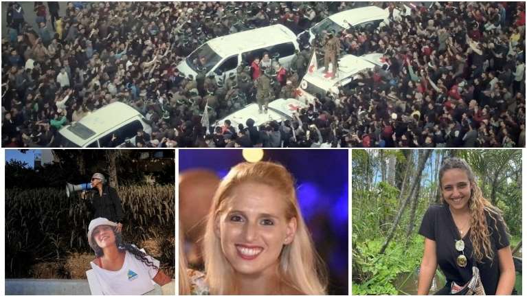 "Είμαι ο πιο ευτυχισμένος άνθρωπος στον κόσμο": Οι τρεις Ισραηλινές όμηροι επιστρέφουν στη ζωή