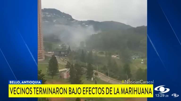 Κολομβία: Η αστυνομία έκαψε 1,5 τόνο μαριχουάνα και ο καπνός έπνιξε όλη την πόλη [βίντεο]