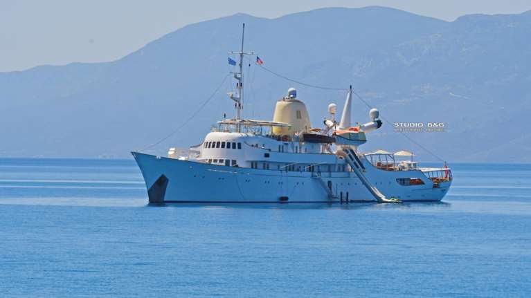 &quot;Christina O&quot;: Στο Ναύπλιο η ιστορική θαλαμηγός του Αριστοτέλη Ωνάση [εικόνες - βίντεο]