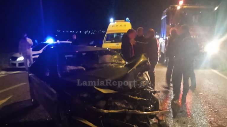 Λαμία: Ένας νεκρός και δύο τραυματίες σε τροχαίο στην εθνική οδό Λαμίας - Καρπενησίου
