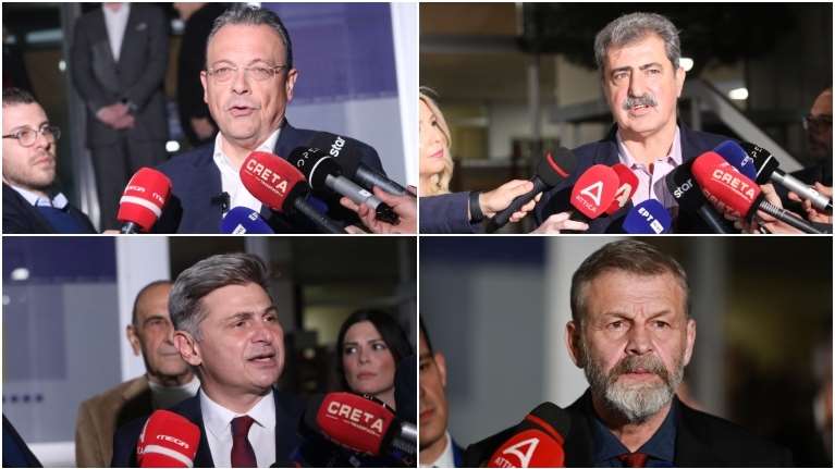 Debate ΣΥΡΙΖΑ: Οι αφίξεις των τεσσάρων υποψήφιων προέδρων στην ΕΡΤ - Με πανό οι εργαζόμενοι Αυγής και Κόκκινου [εικόνες-βίντεο]