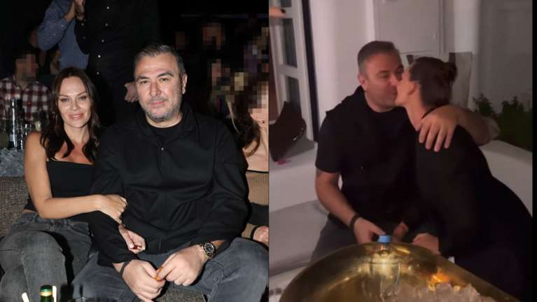 Αντώνης Ρέμος: Το τρυφερό φιλί στην Υβόννη Μπόσνιακ για τα γενέθλιά της [Βίντεο]